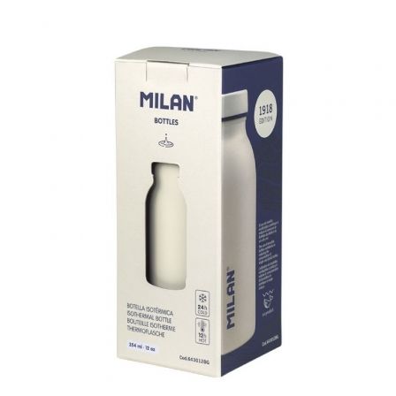 Milan Botella Isotérmica Edición 1918 Blanco 354 ml Milan Botella Isotérmica Edición 1918 Blanco 354 ml